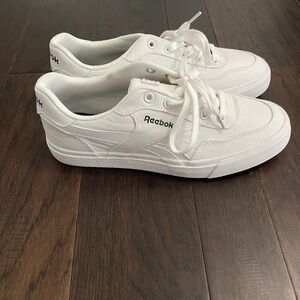 Reebok Women’s Court Advance Bold Sneakers in Cloud White size 10